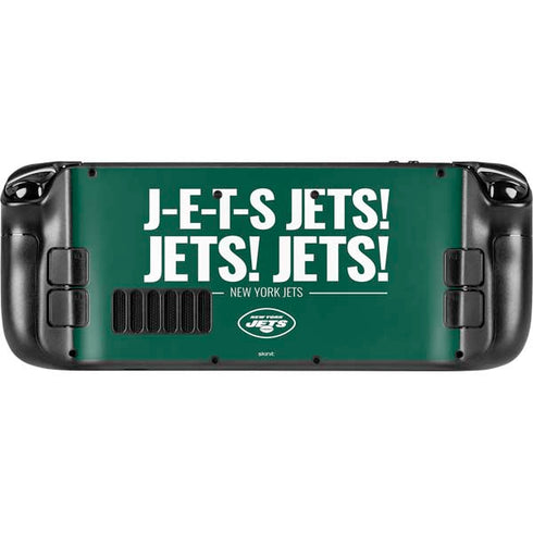 NFL New York Jets Team Motto Steam Deck Handheld Gaming Computer Skin